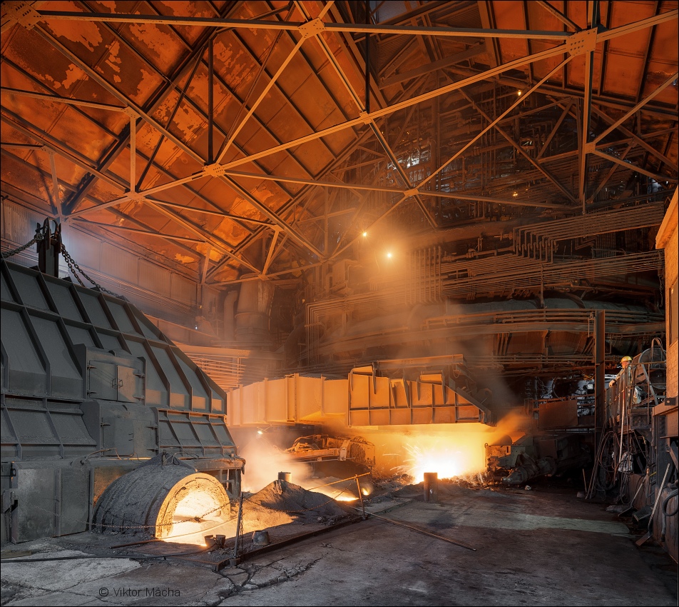 ArcelorMittal Burns Harbor, blast furnace D casting house