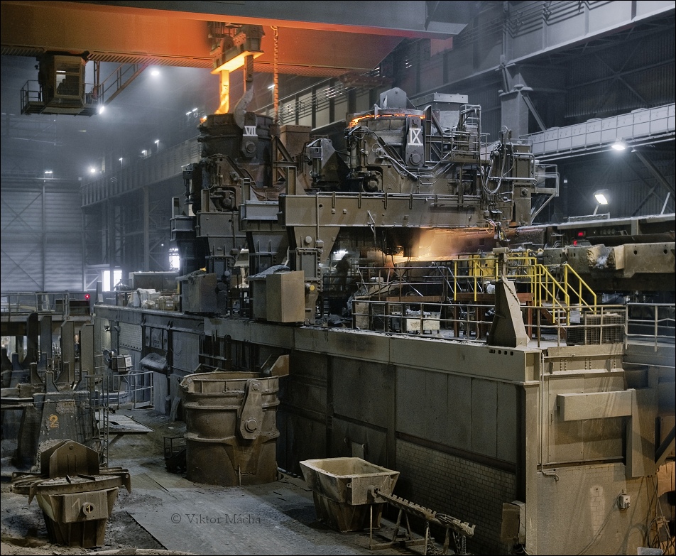 ArcelorMittal Hamburg, continuous caster