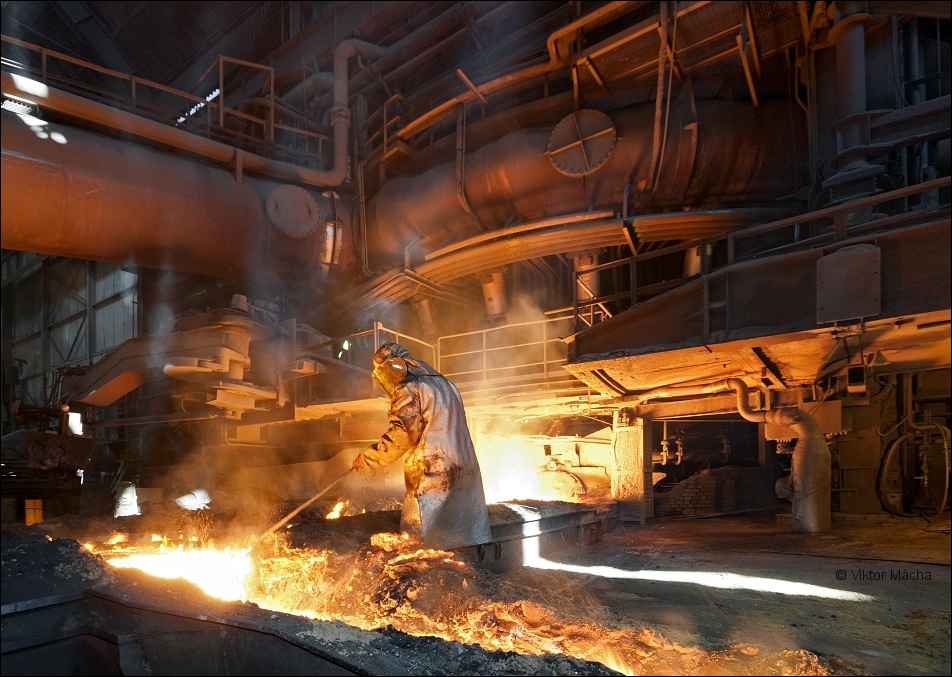 ArcelorMittal Ostrava, work at the blast furnace no.3