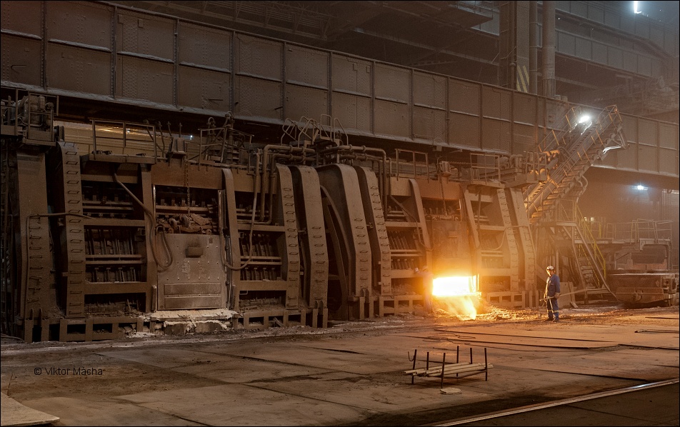 ArcelorMittal Ostrava, steelmill with tandem furnaces