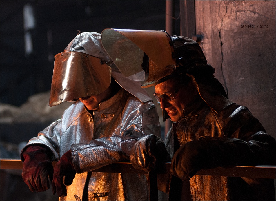 blast furnace workers, ArcelorMittal Ostrava