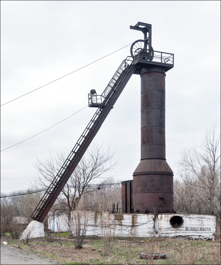 supplementary pit of Rossiya colliery, Donetsk (Donbas)