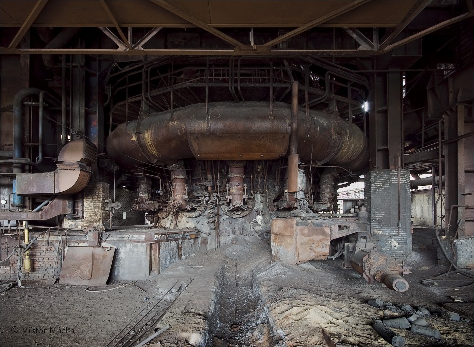 Vítkovické železárny, blast furnace no.1 casting house