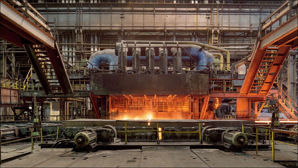MMK im Ilyicha, heating furnace at the heavy plate rolling mill