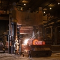 Björneborg Steel, forged roll torching