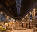 Industeel Le Creusot, casting bay at the...